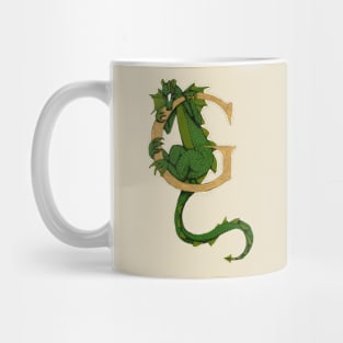 Green Dragon Letter G 2023 Mug